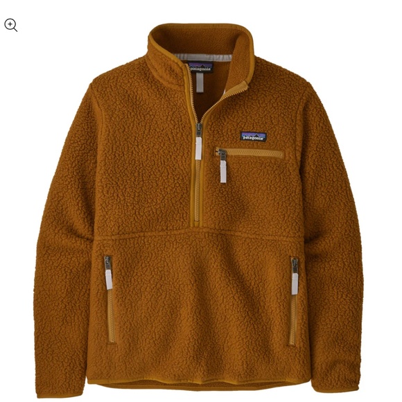 Women's Retro Pile Fleece Marsupial Pullover - Picture 3 of 7